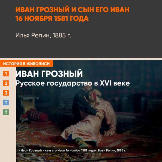 Картина - Иван Грозный и сын его Иван