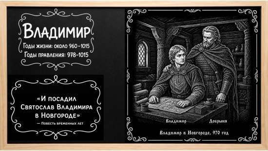 Князь Владимир: интерактивный тренажёр-презентация