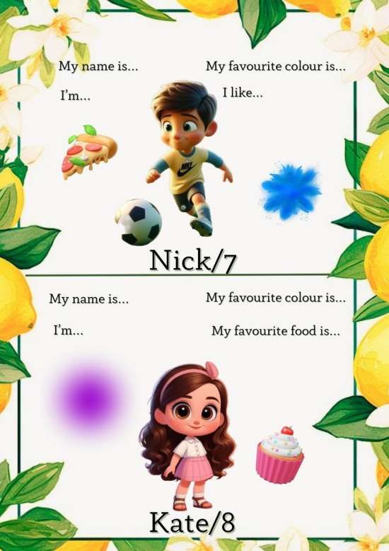 Карточки Warm-up для начальной школы